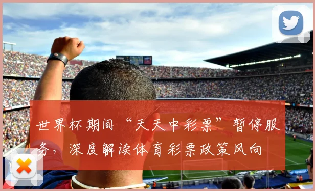 世界杯期间“天天中彩票”暂停服务，深度解读体育彩票政策风向